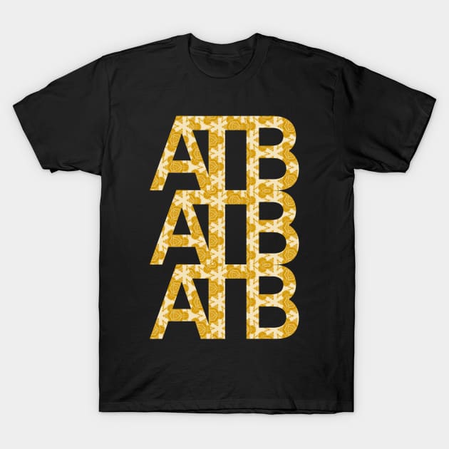 Gold Three T-Shirt by AXOLOTL THE BAND